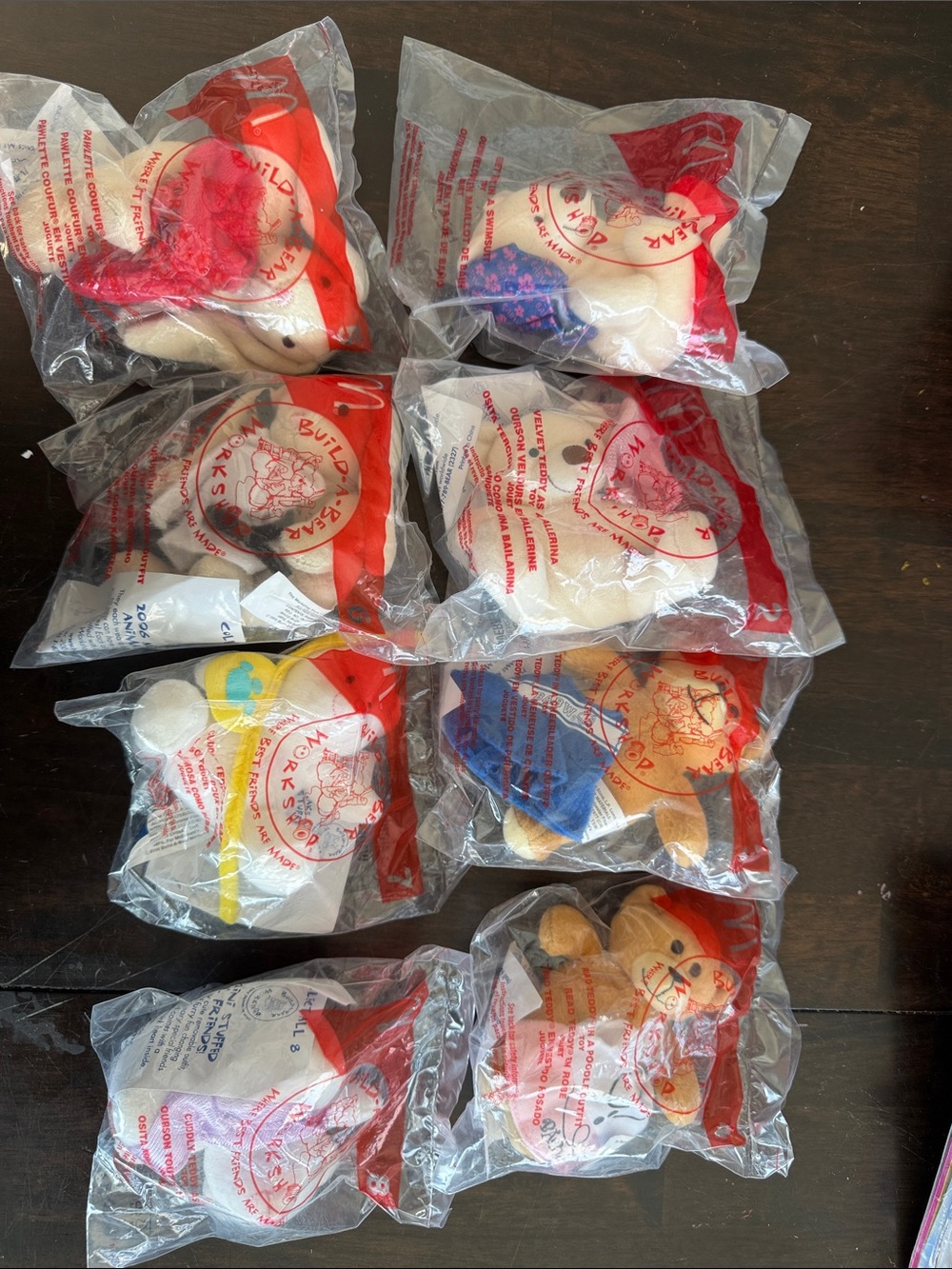 McDonald’s Plush Build A Bear Collectible Animals - Full set of 8